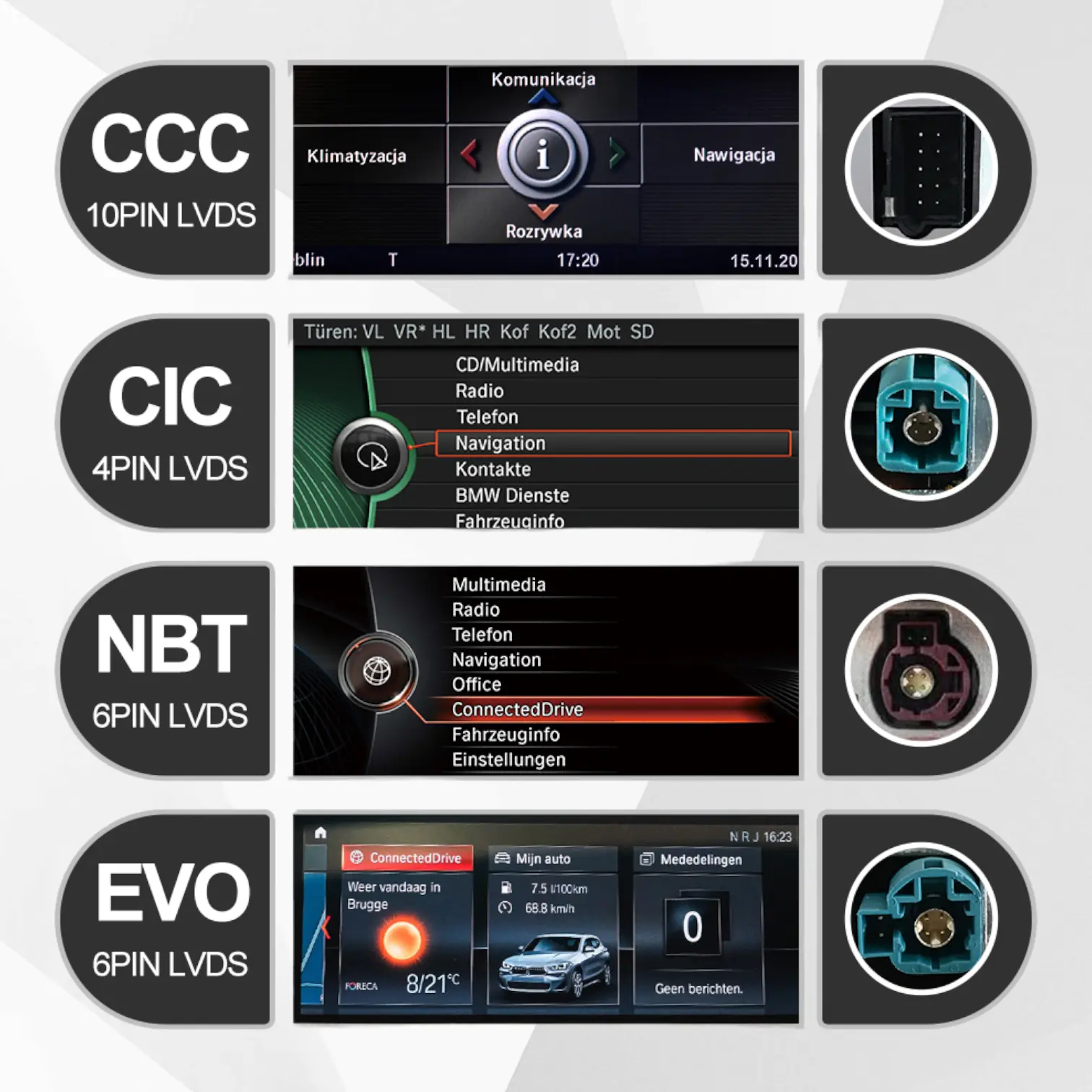 BMW 1 SERIES E81, E82, E87, E88 APPLE CARPLAY AND ANDROID AUTO INTERFACE - Image 4