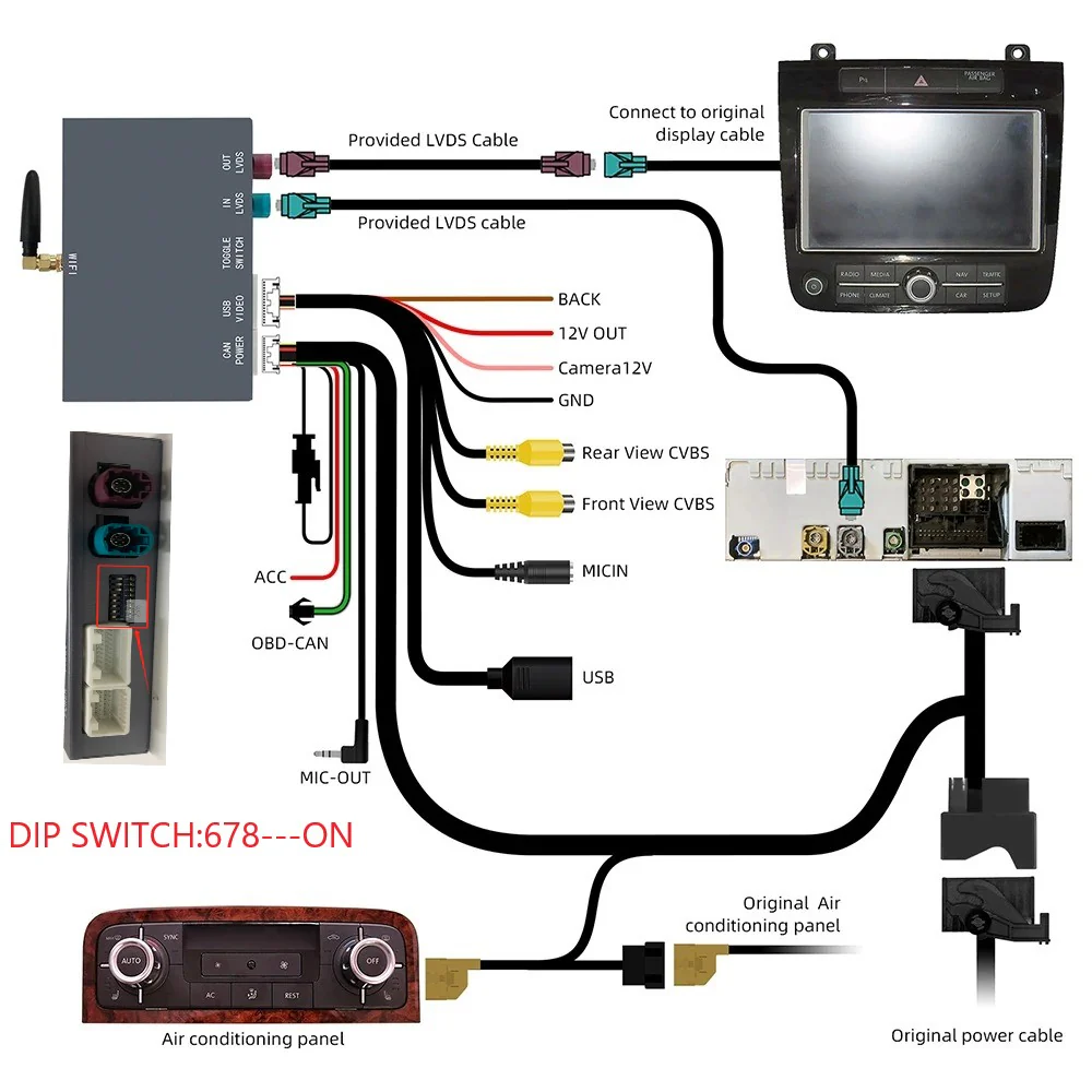 VOLKSWAGEN TOUAREG 7P APPLE CARPLAY & ANDROID AUTO INTERFACE (2011 - 2018) - Image 3